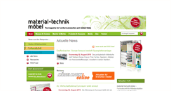 Desktop Screenshot of material-technik.de