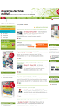 Mobile Screenshot of material-technik.de