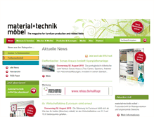 Tablet Screenshot of material-technik.de